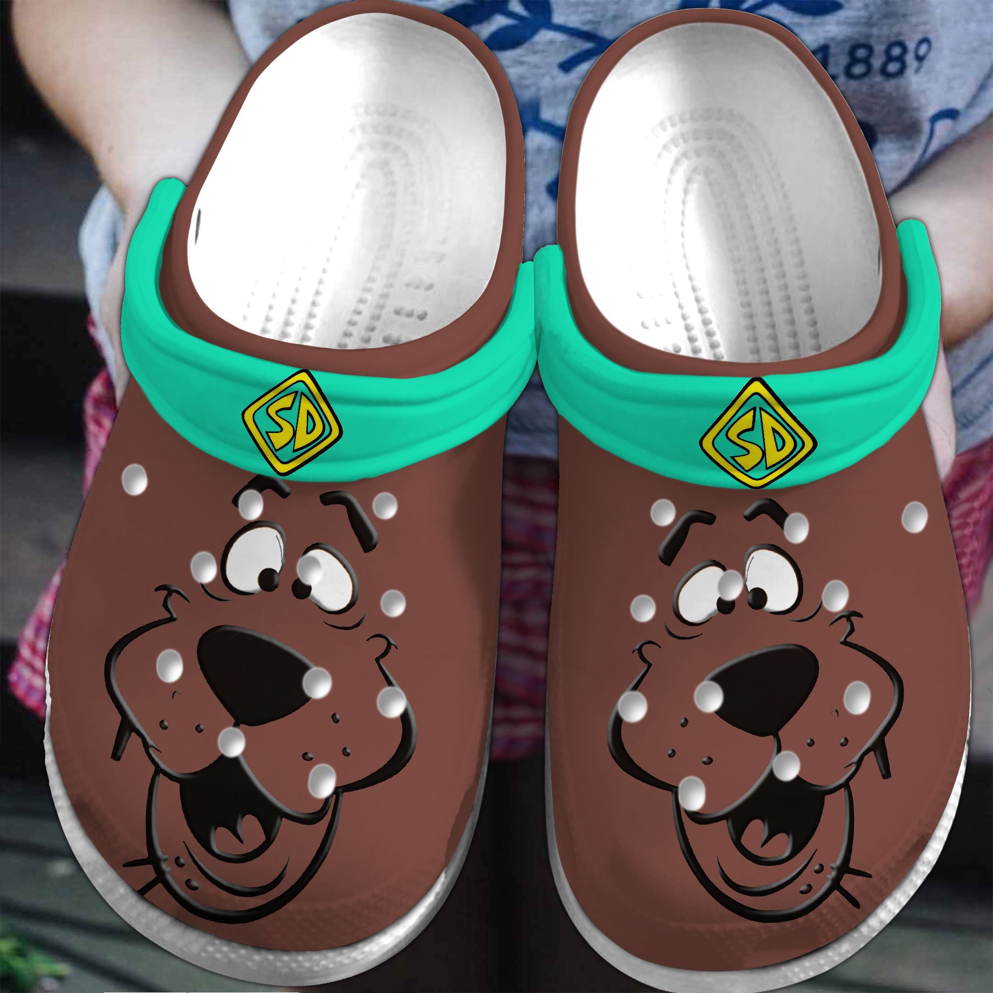 Scooby-Doo Cartoon Crocs Crocband Clogs Shoes Comfortable For Men Women and Kids