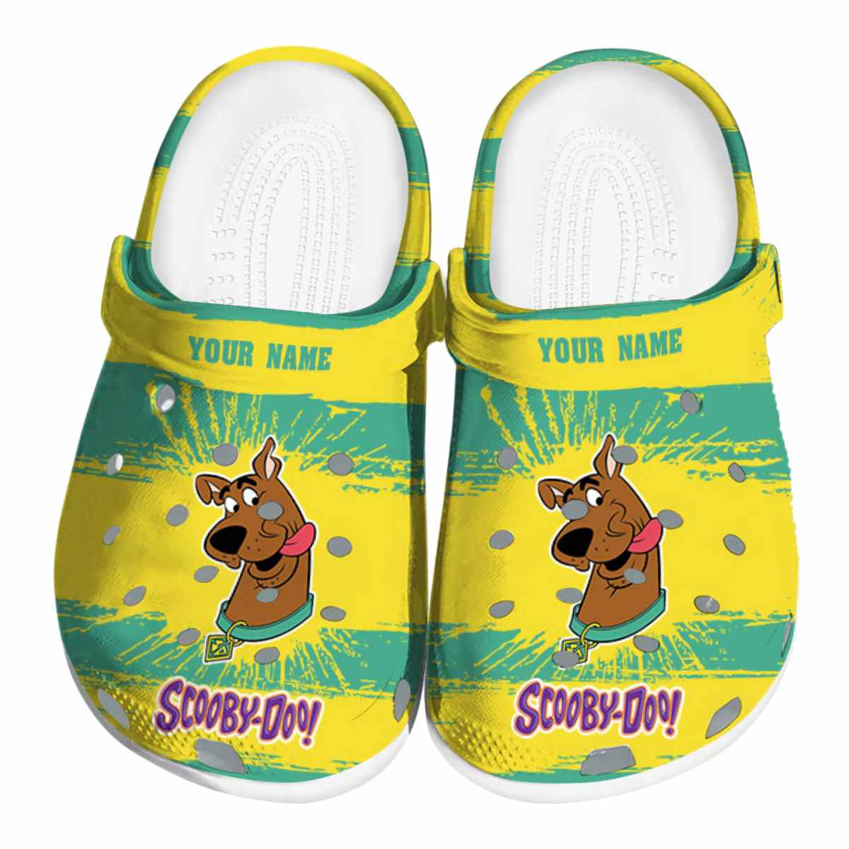 Scooby-Doo Cartoon Crocs Crocband Clogs Shoes Comfortable For Men Women and Kids