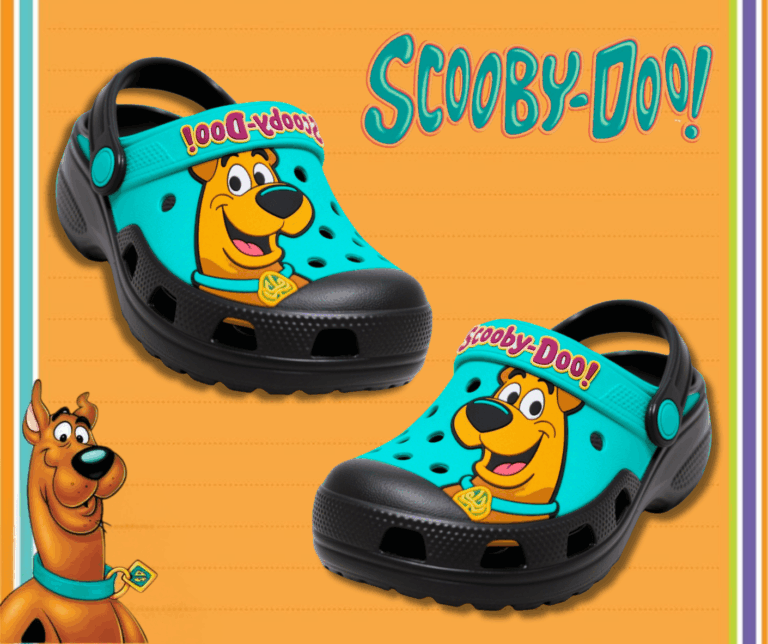 Scooby-Doo Cartoon Crocs Crocband Clogs Shoes Comfortable For Men Women and Kids