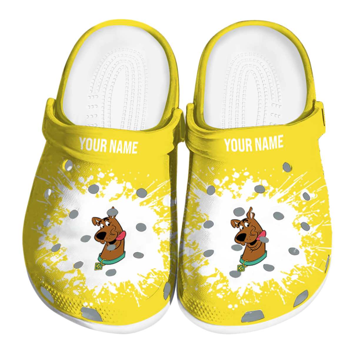 Scooby-Doo Cartoon Crocs Crocband Clogs Shoes Comfortable For Men Women and Kids