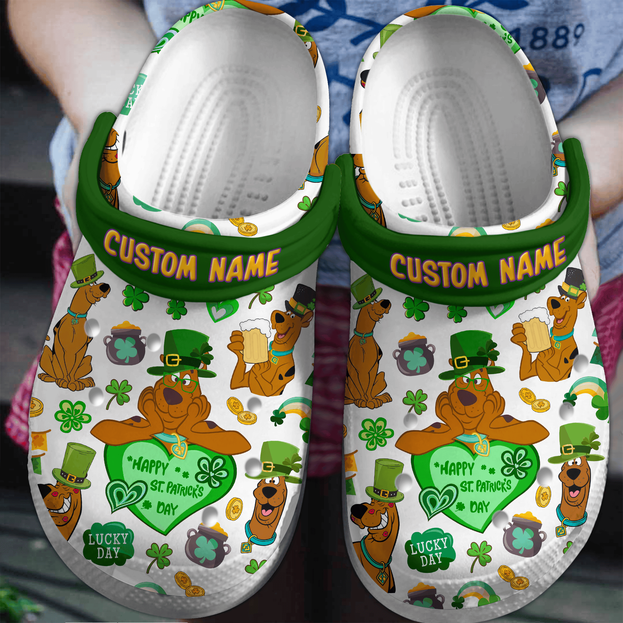 Scooby Doo Cartoon Crocs Crocband Clogs Shoes Comfortable For Men Women and Kids