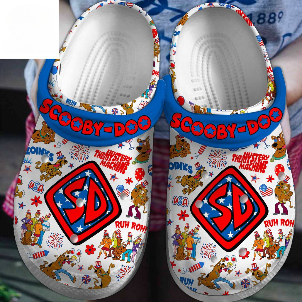 Scooby Doo Cartoon Crocs Crocband Clogs Shoes Comfortable For Men Women and Kids