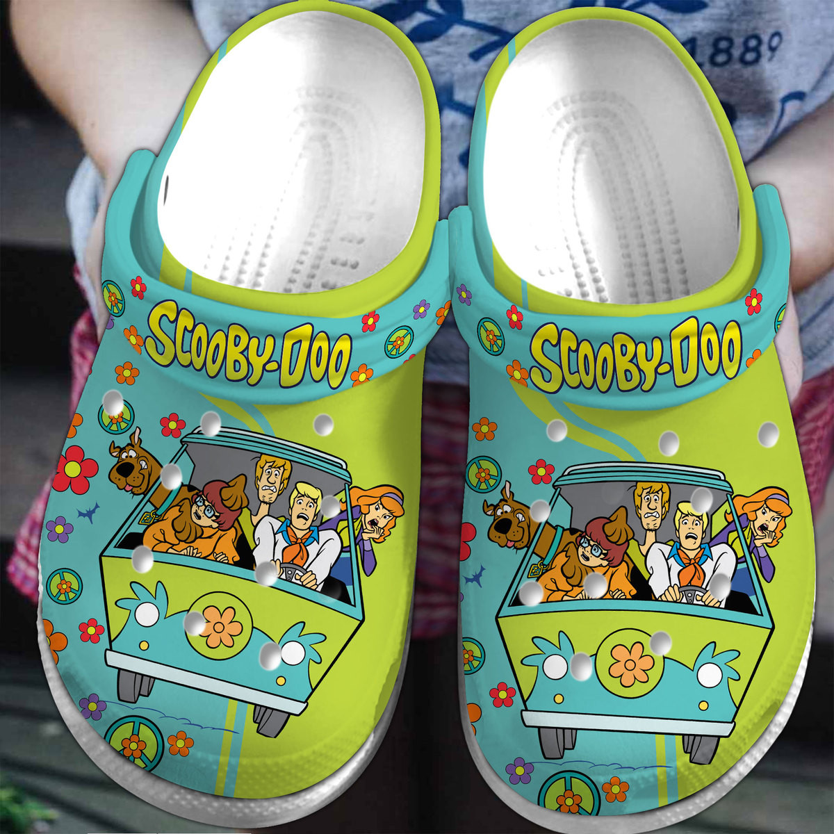 Scooby Doo Cartoon Crocs Crocband Clogs Shoes Comfortable For Men Women and Kids