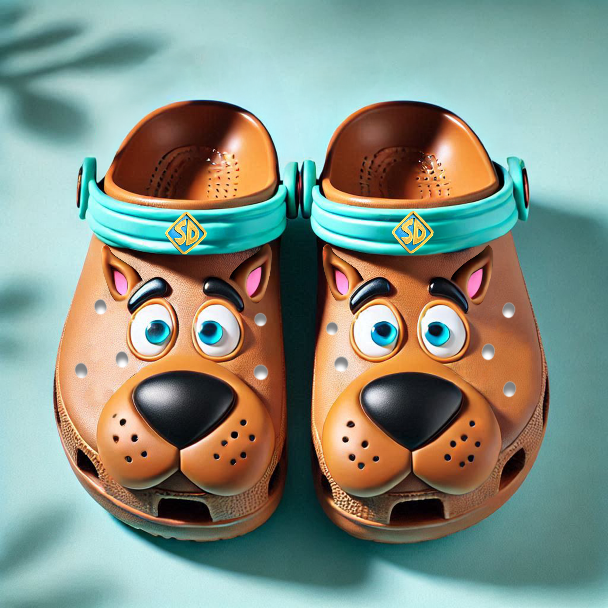 Scooby-Doo Cartoon Crocs Crocband Clogs Shoes Comfortable For Men Women and Kids