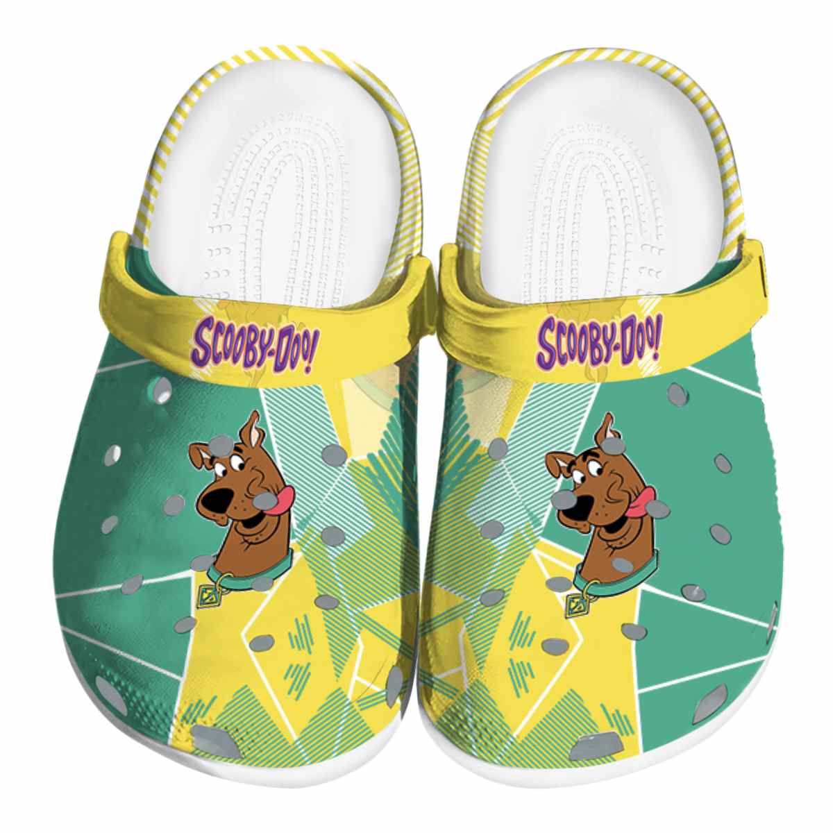 Scooby-Doo Cartoon Crocs Crocband Clogs Shoes Comfortable For Men Women and Kids