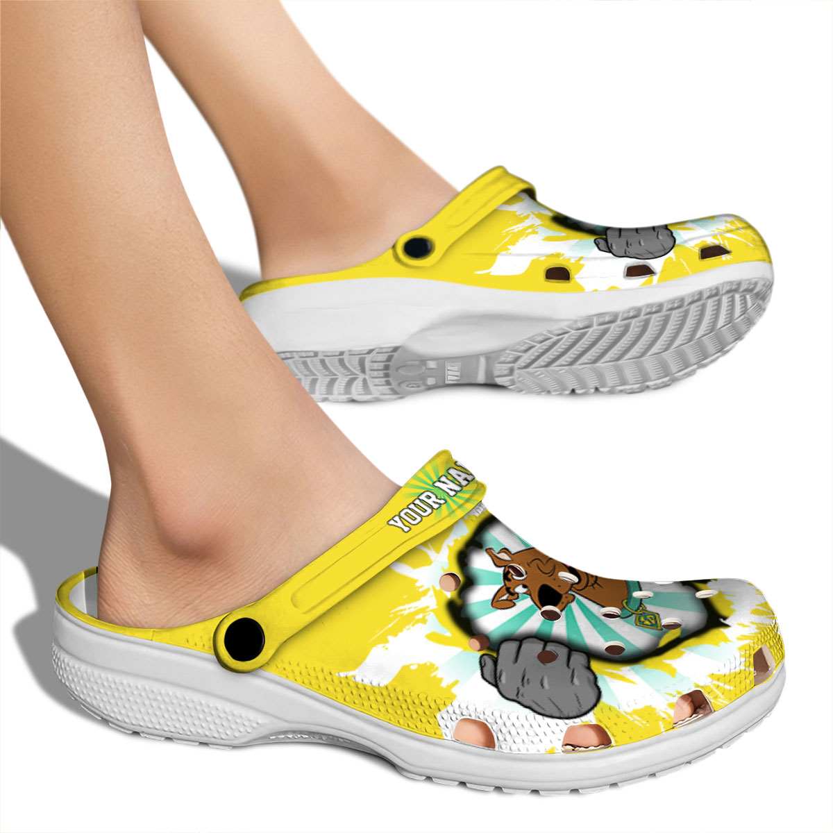 Scooby-Doo Cartoon Crocs Crocband Clogs Shoes Comfortable For Men Women and Kids - Image 2