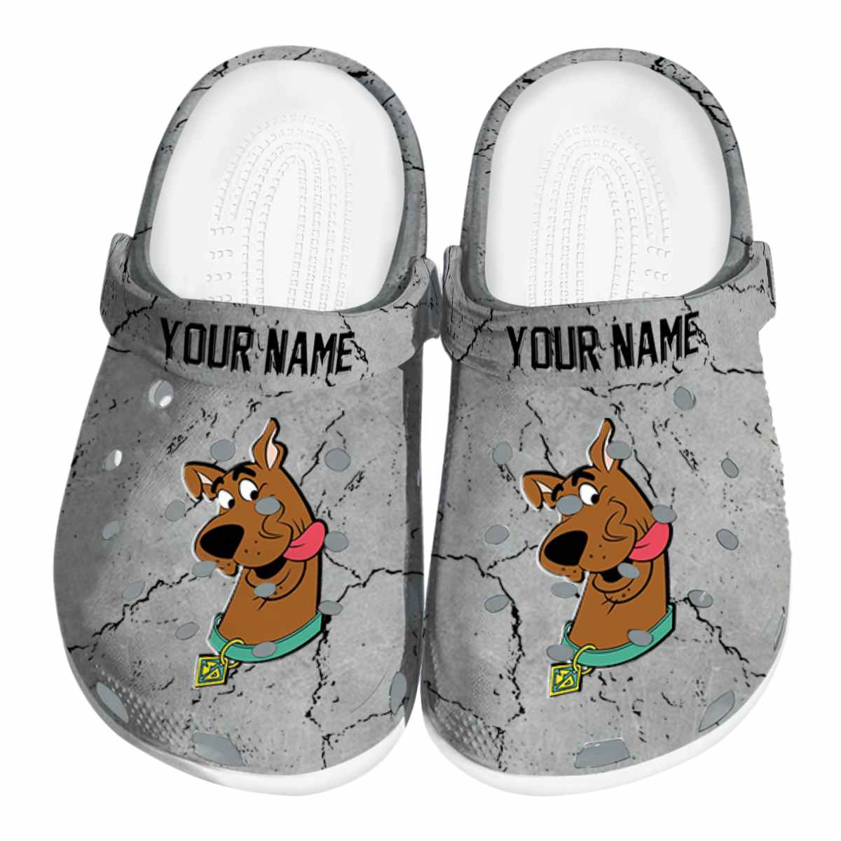 Scooby-Doo Cartoon Crocs Crocband Clogs Shoes Comfortable For Men Women and Kids