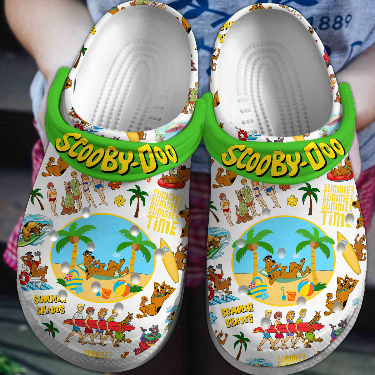 Scooby Doo Cartoon Crocs Crocband Clogs Shoes Comfortable For Men Women and Kids