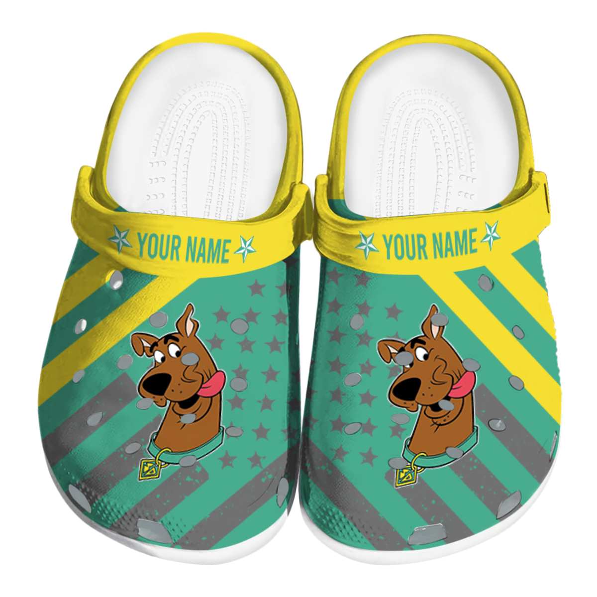 Scooby-Doo Cartoon Crocs Crocband Clogs Shoes Comfortable For Men Women and Kids