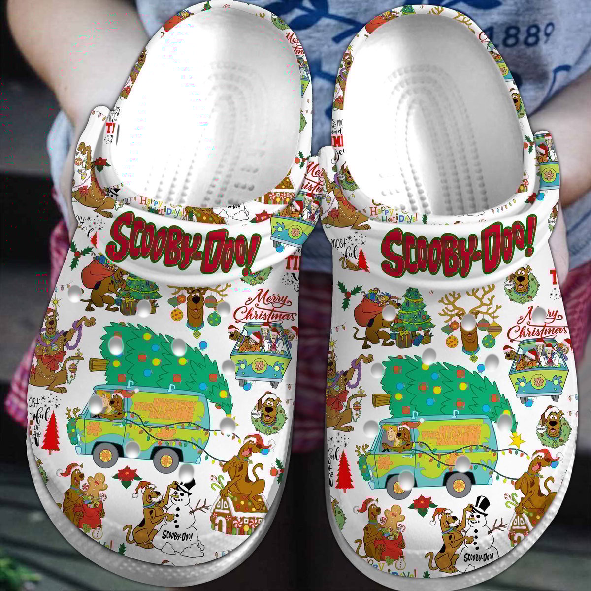 Scooby Doo Cartoon Crocs Crocband Clogs Shoes Comfortable For Men Women and Kids