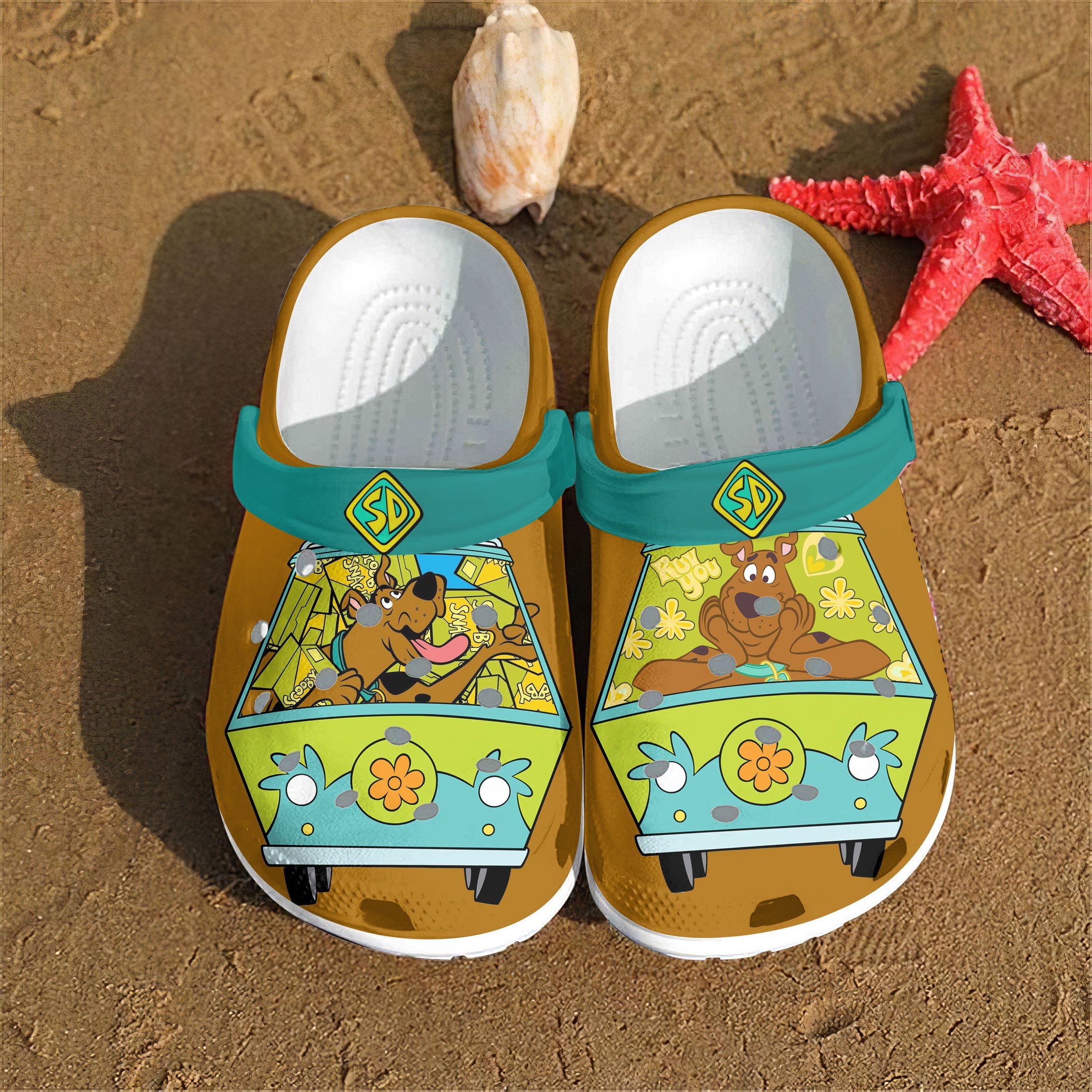 Scooby Doo Cartoon Crocs Crocband Clogs Shoes Comfortable For Men Women and Kids