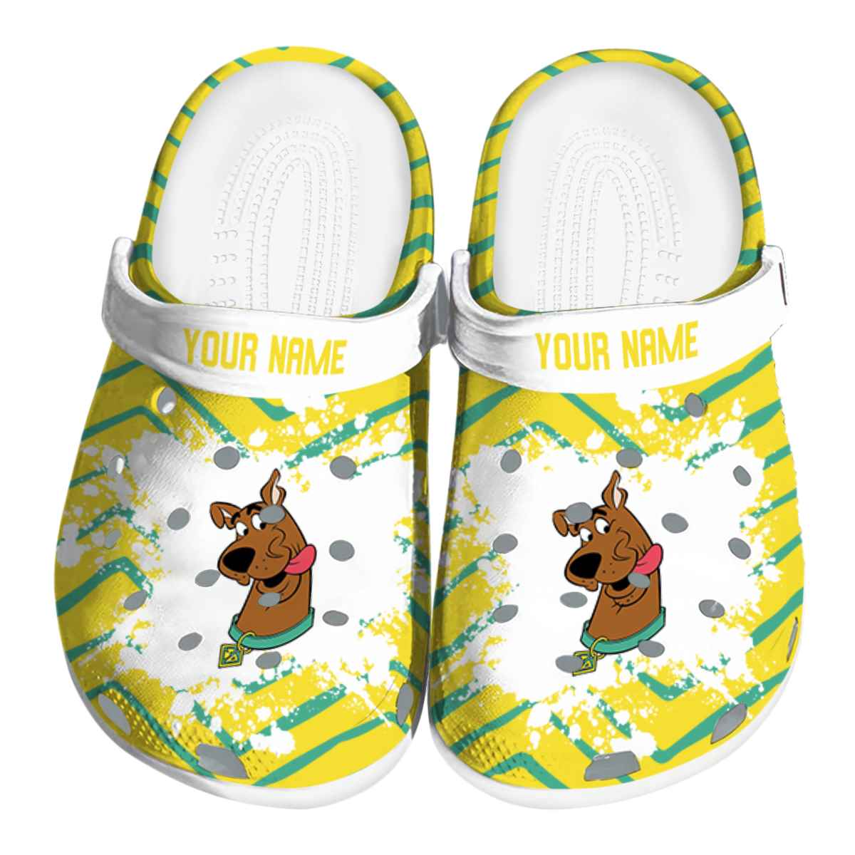 Scooby-Doo Cartoon Crocs Crocband Clogs Shoes Comfortable For Men Women and Kids