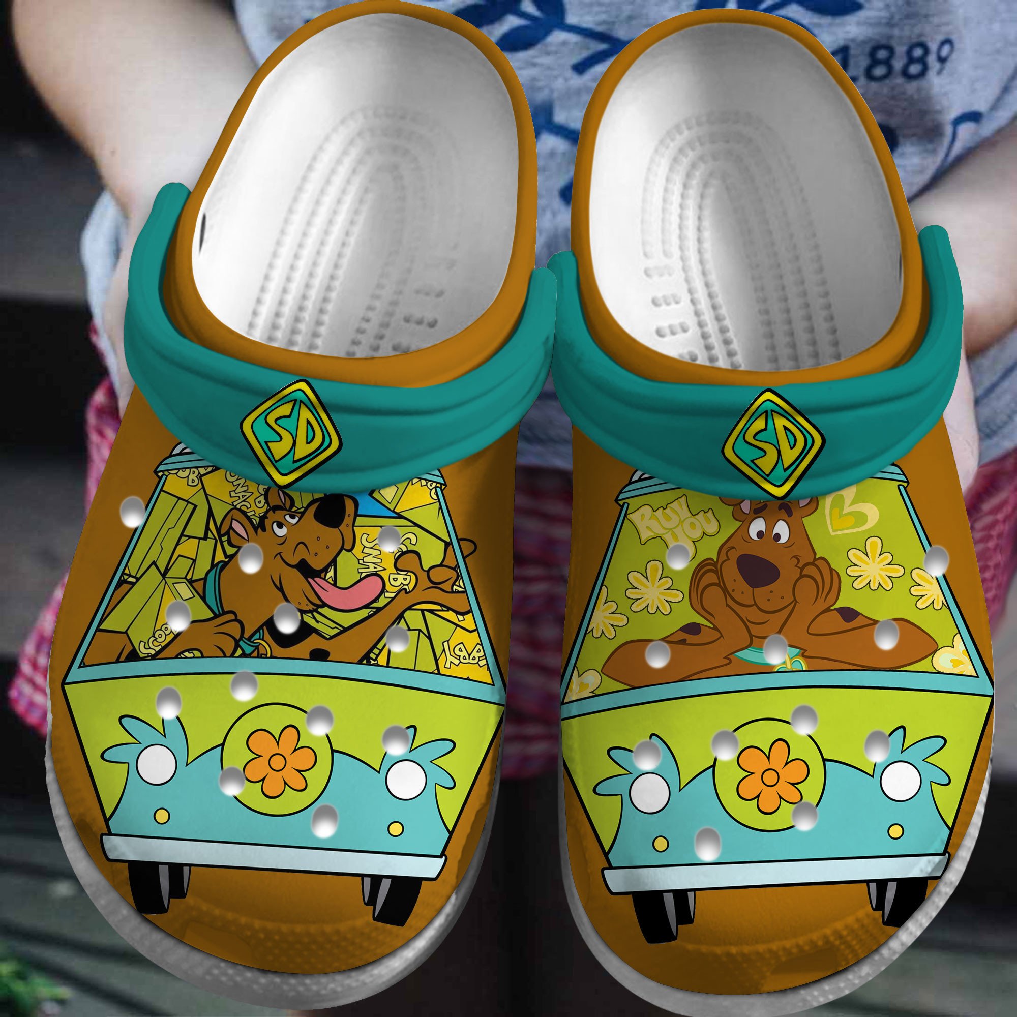 Scooby Doo Cartoon Crocs Crocband Clogs Shoes Comfortable For Men Women and Kids