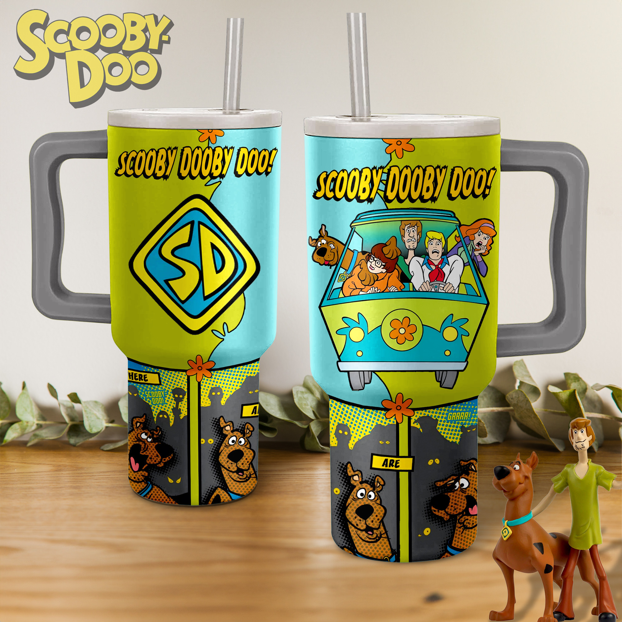Scooby-Doo Cartoon Custom Stanley Cup 40 oz 30 oz Tumbler With HandleTVC2301154
