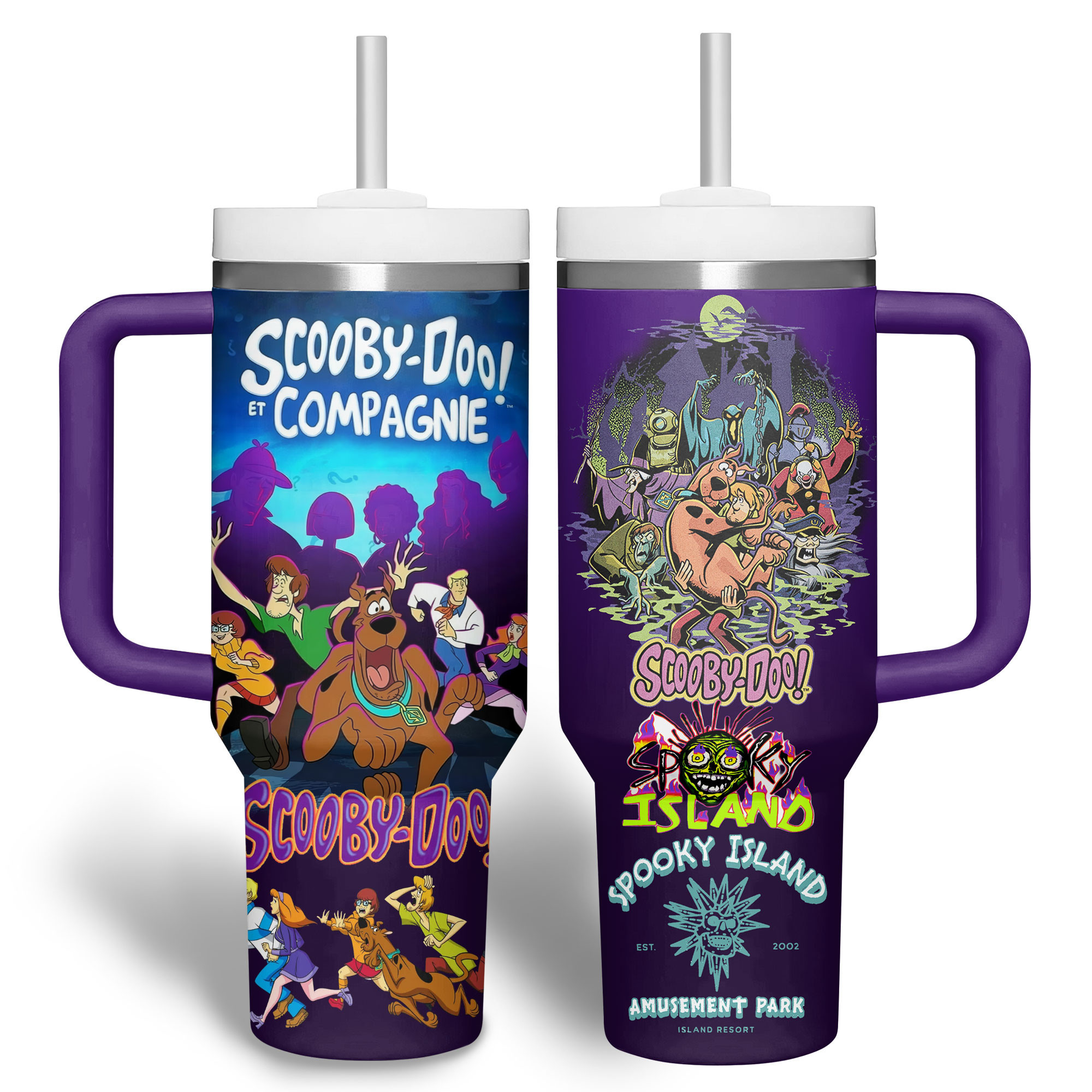 Scooby-Doo Cartoon Custom Stanley Cup 40 oz 30 oz Tumbler With HandleTVC2301179 - Image 2
