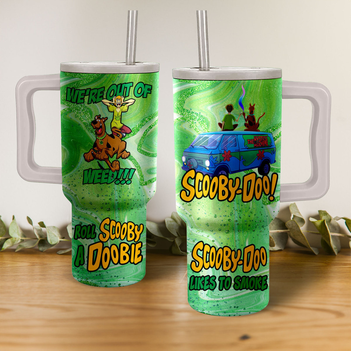 Scooby-Doo Cartoon Custom Stanley Cup 40 oz 30 oz Tumbler With HandleTVC2301272