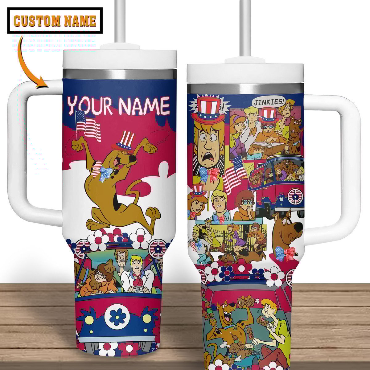Scooby-Doo Cartoon Custom Stanley Cup 40 oz 30 oz Tumbler With HandleTVC2301312