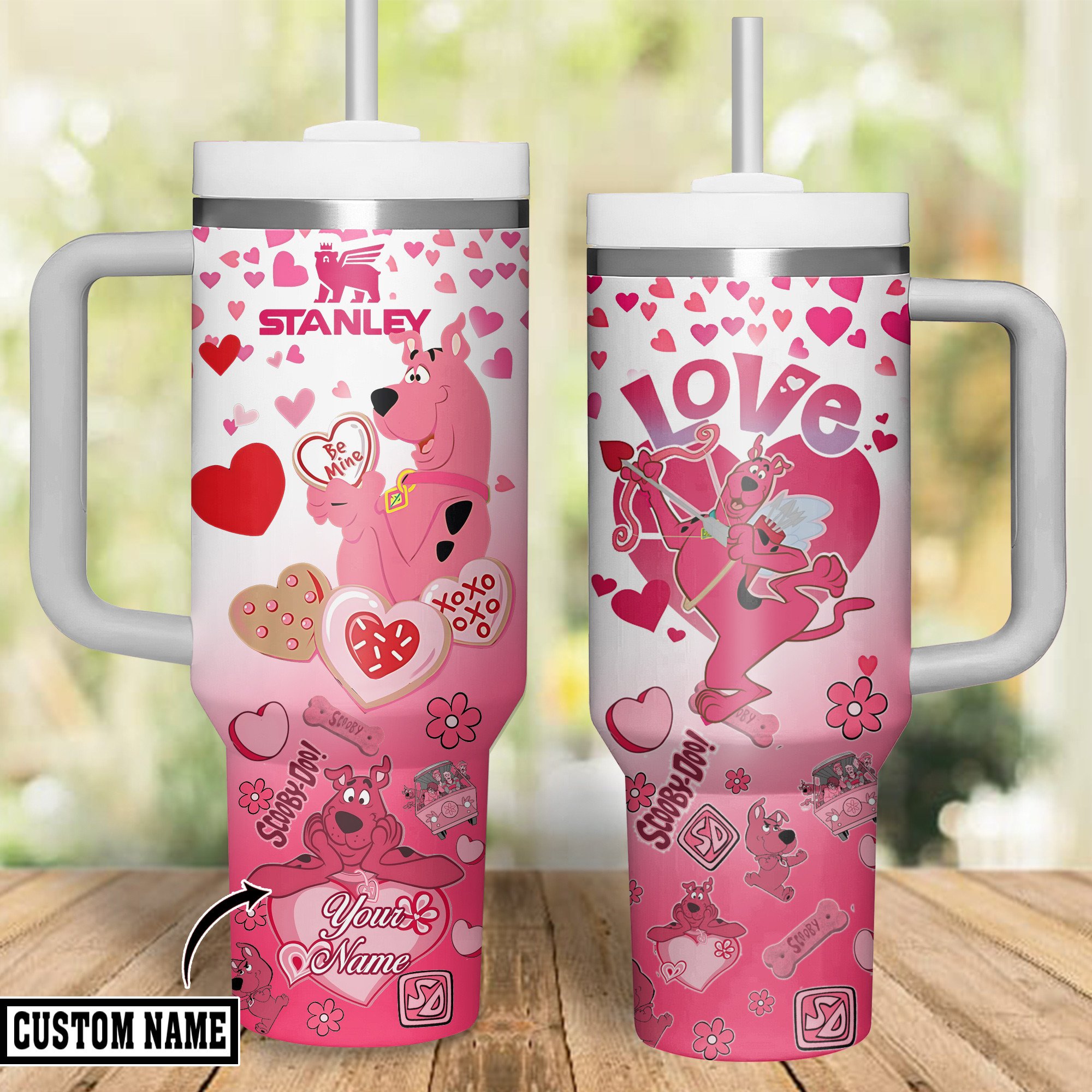 Scooby-Doo Cartoon Custom Stanley Cup 40 oz 30 oz Tumbler With HandleTVC2301314