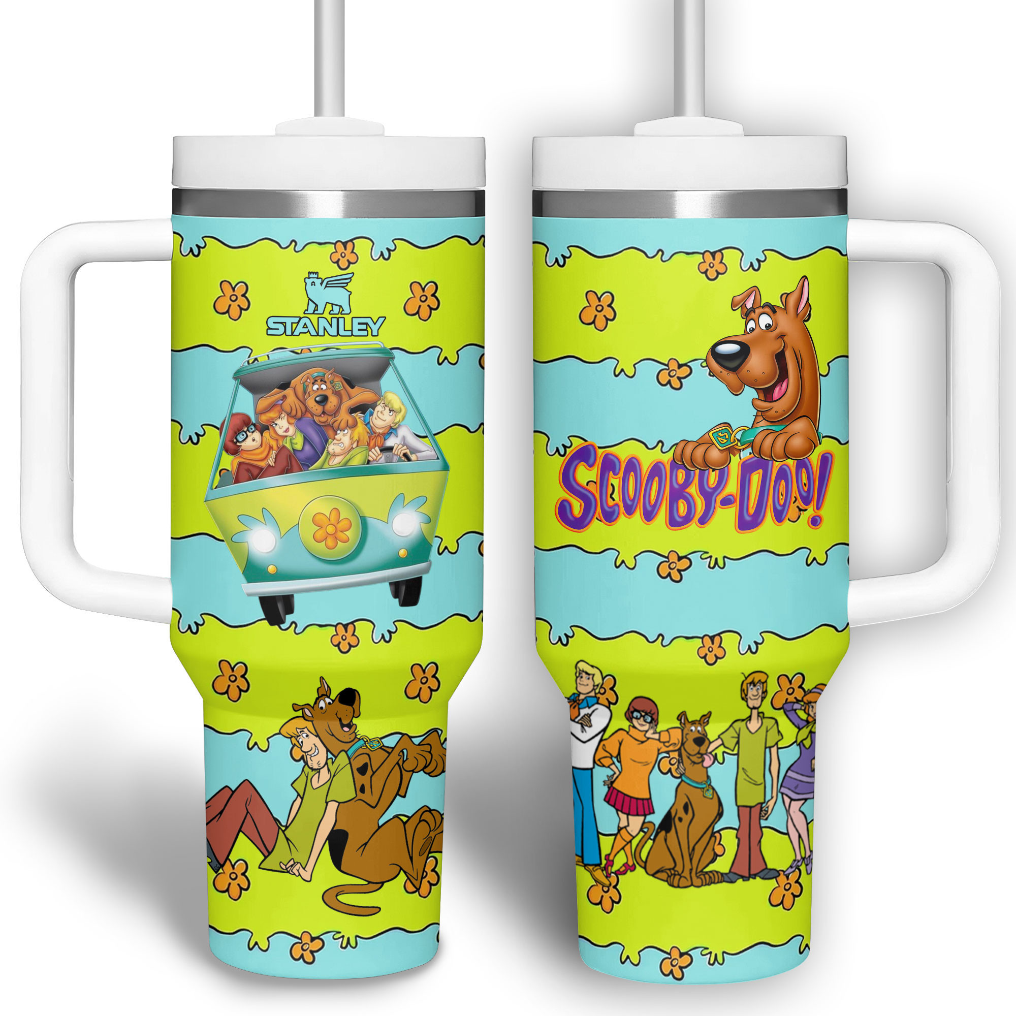 Scooby-Doo Cartoon Custom Stanley Cup 40 oz 30 oz Tumbler With HandleTVC2301336 - Image 2
