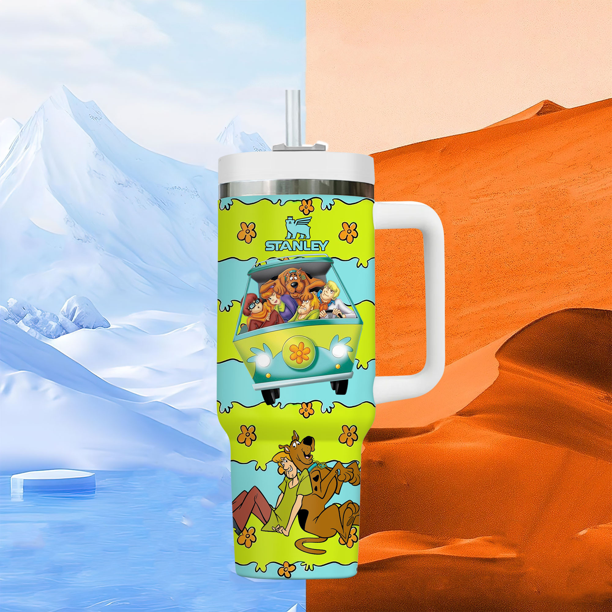 Scooby-Doo Cartoon Custom Stanley Cup 40 oz 30 oz Tumbler With HandleTVC2301336 - Image 6