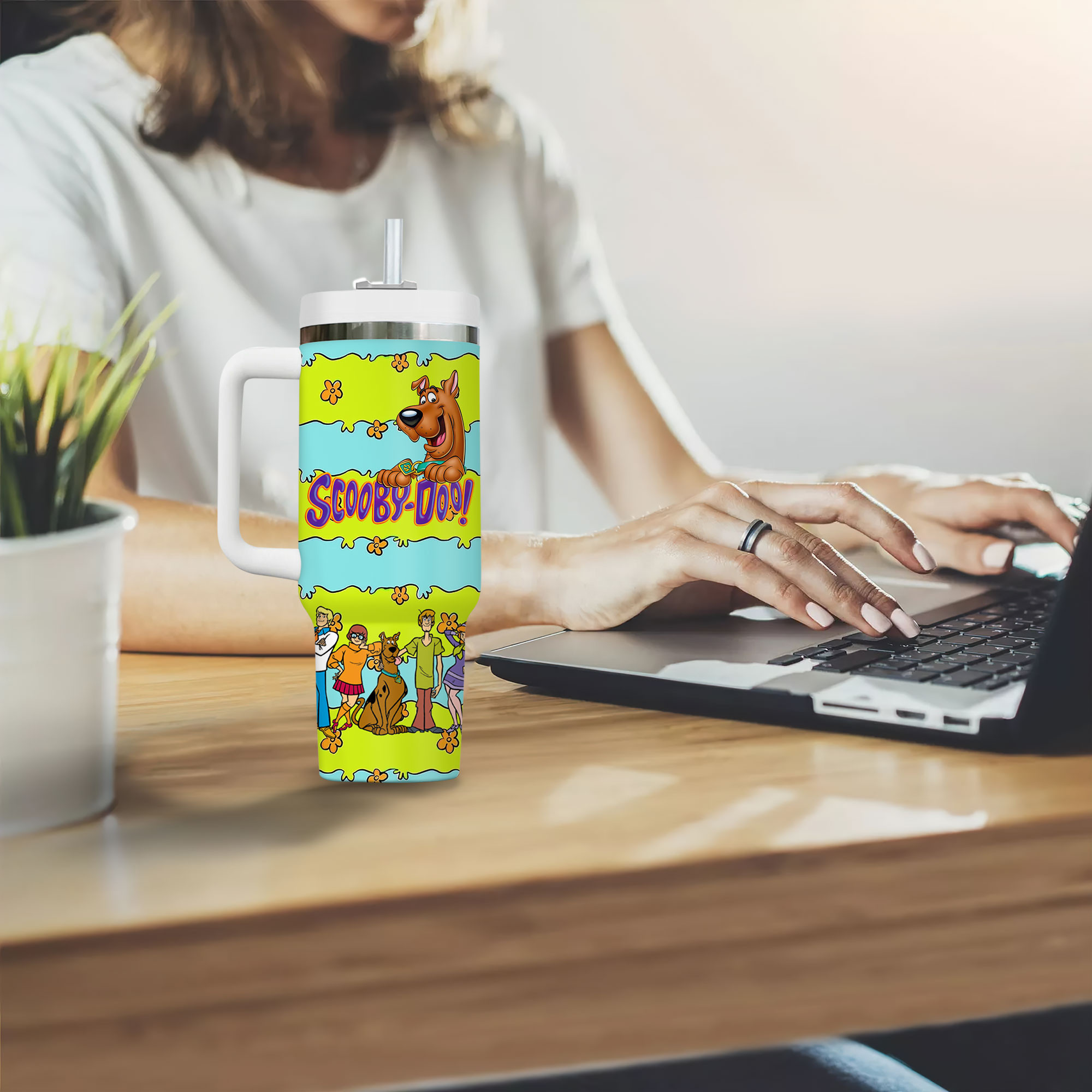 Scooby-Doo Cartoon Custom Stanley Cup 40 oz 30 oz Tumbler With HandleTVC2301336 - Image 3