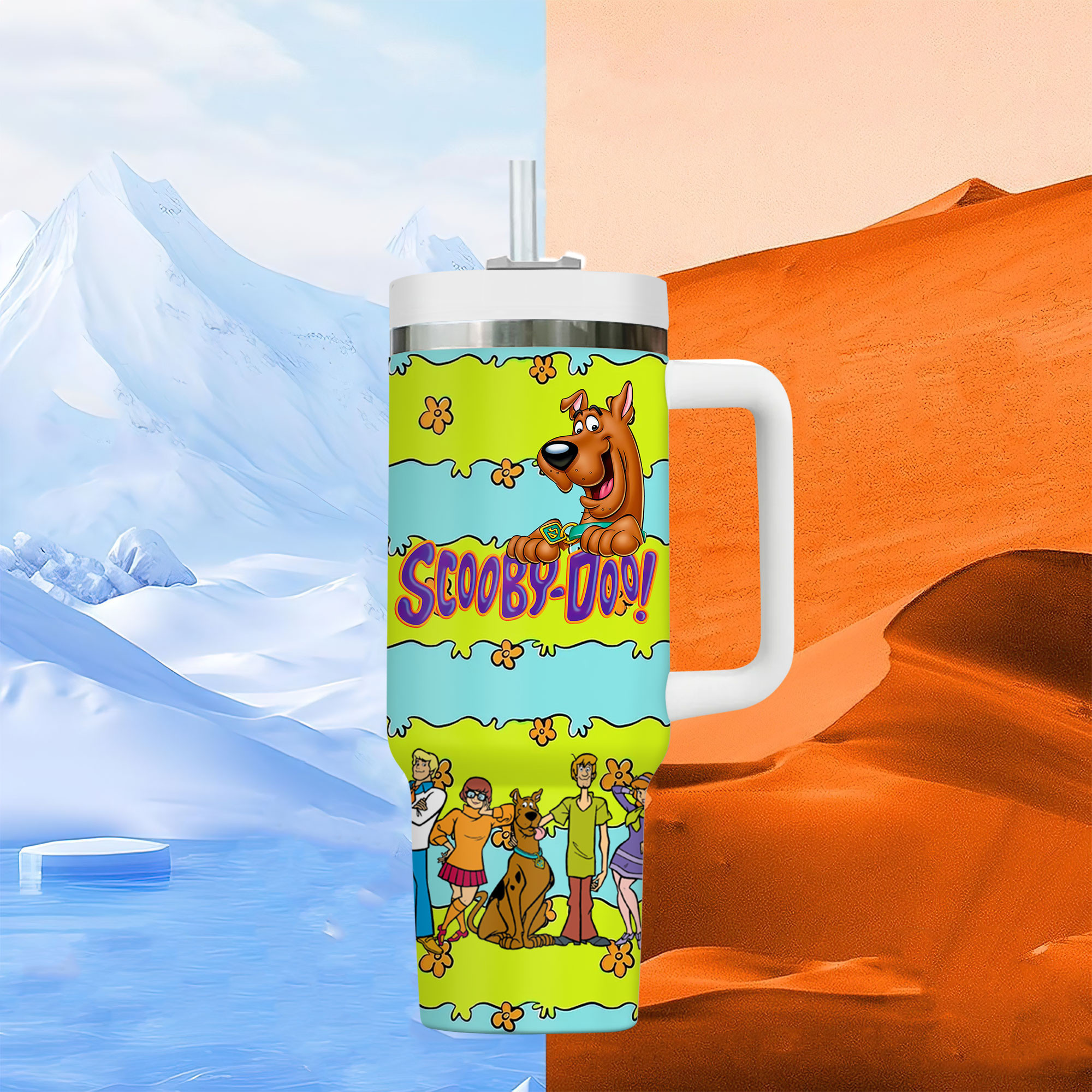 Scooby-Doo Cartoon Custom Stanley Cup 40 oz 30 oz Tumbler With HandleTVC2301336 - Image 7