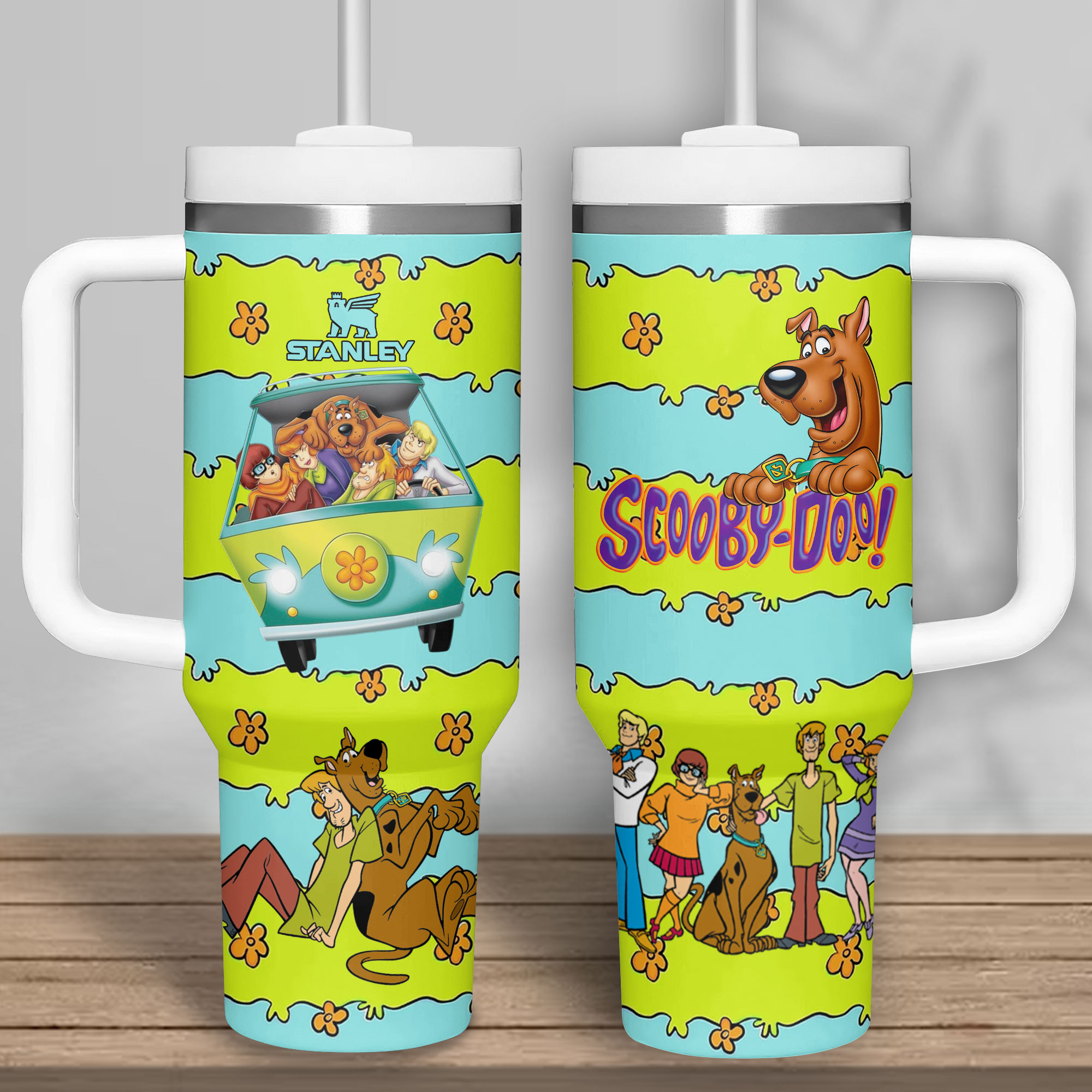 Scooby-Doo Cartoon Custom Stanley Cup 40 oz 30 oz Tumbler With HandleTVC2301336