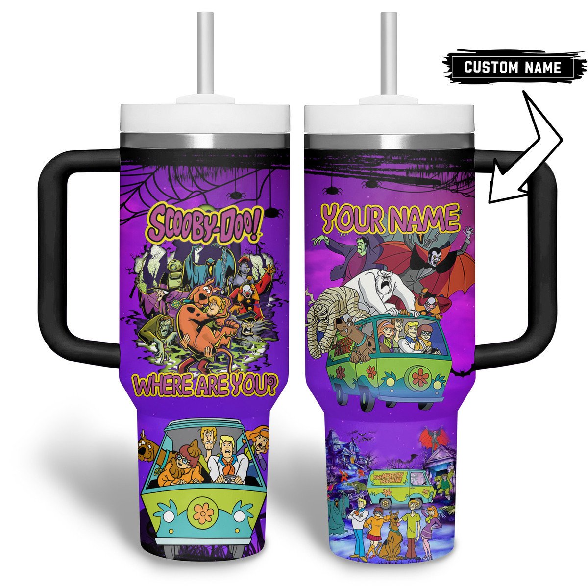 Scooby-Doo Cartoon Custom Stanley Cup 40 oz 30 oz Tumbler With HandleTVC2301516