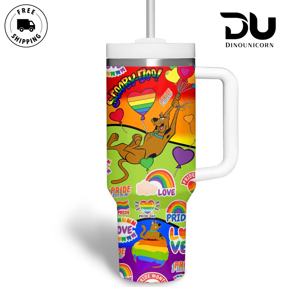 Scooby-Doo Cartoon Custom Stanley Cup 40 oz 30 oz Tumbler With HandleTVC2301711 - Image 2