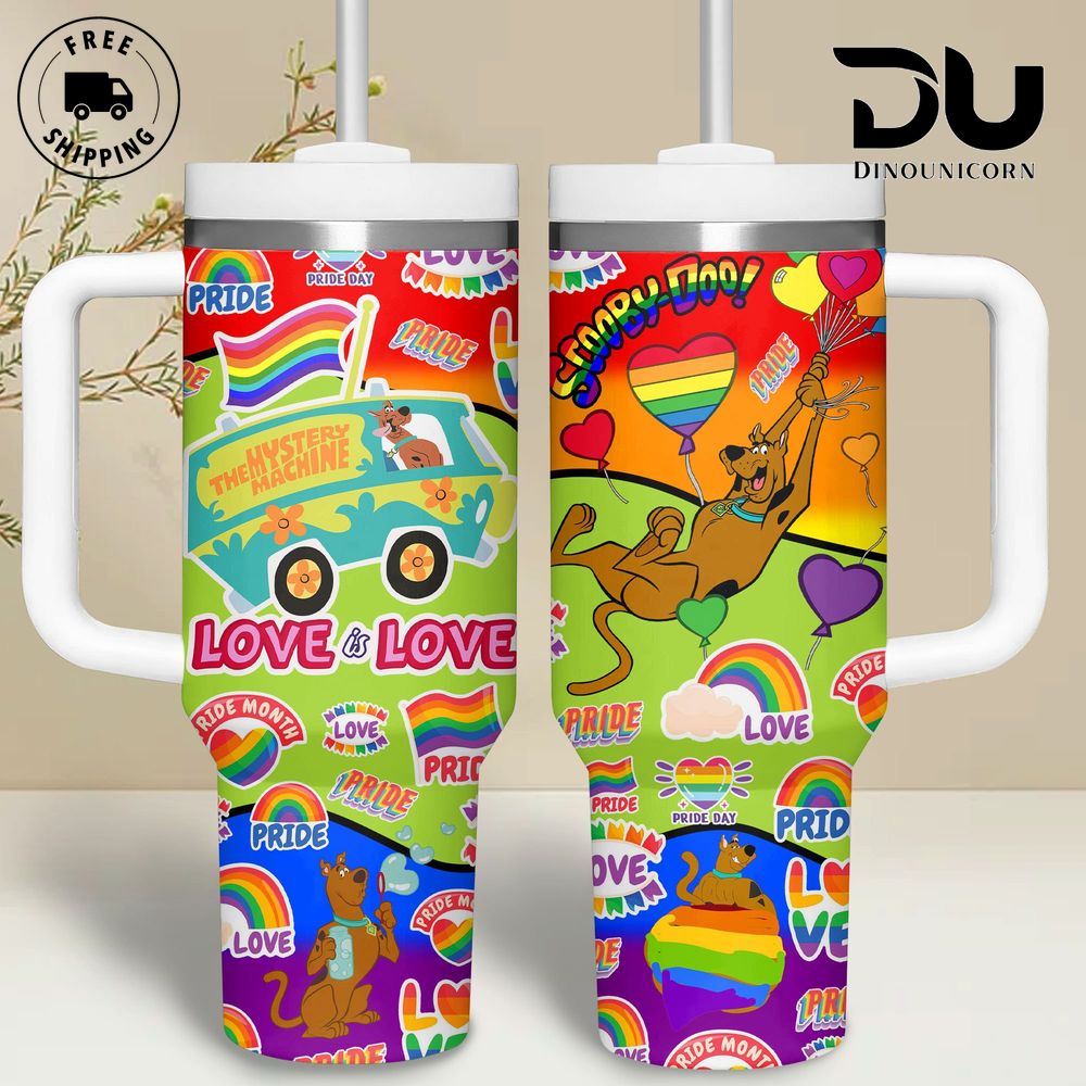 Scooby-Doo Cartoon Custom Stanley Cup 40 oz 30 oz Tumbler With HandleTVC2301711