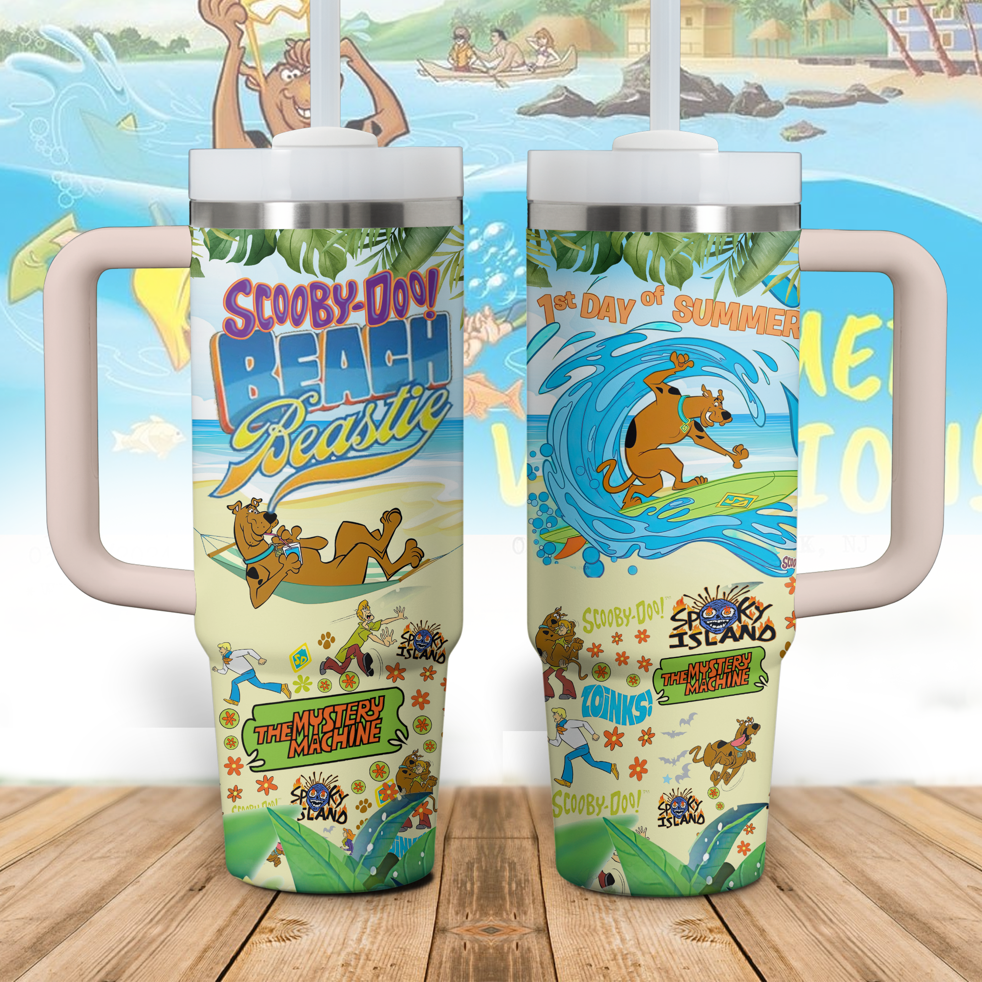 Scooby-Doo Cartoon Custom Stanley Cup 40 oz 30 oz Tumbler With HandleTVC2301798