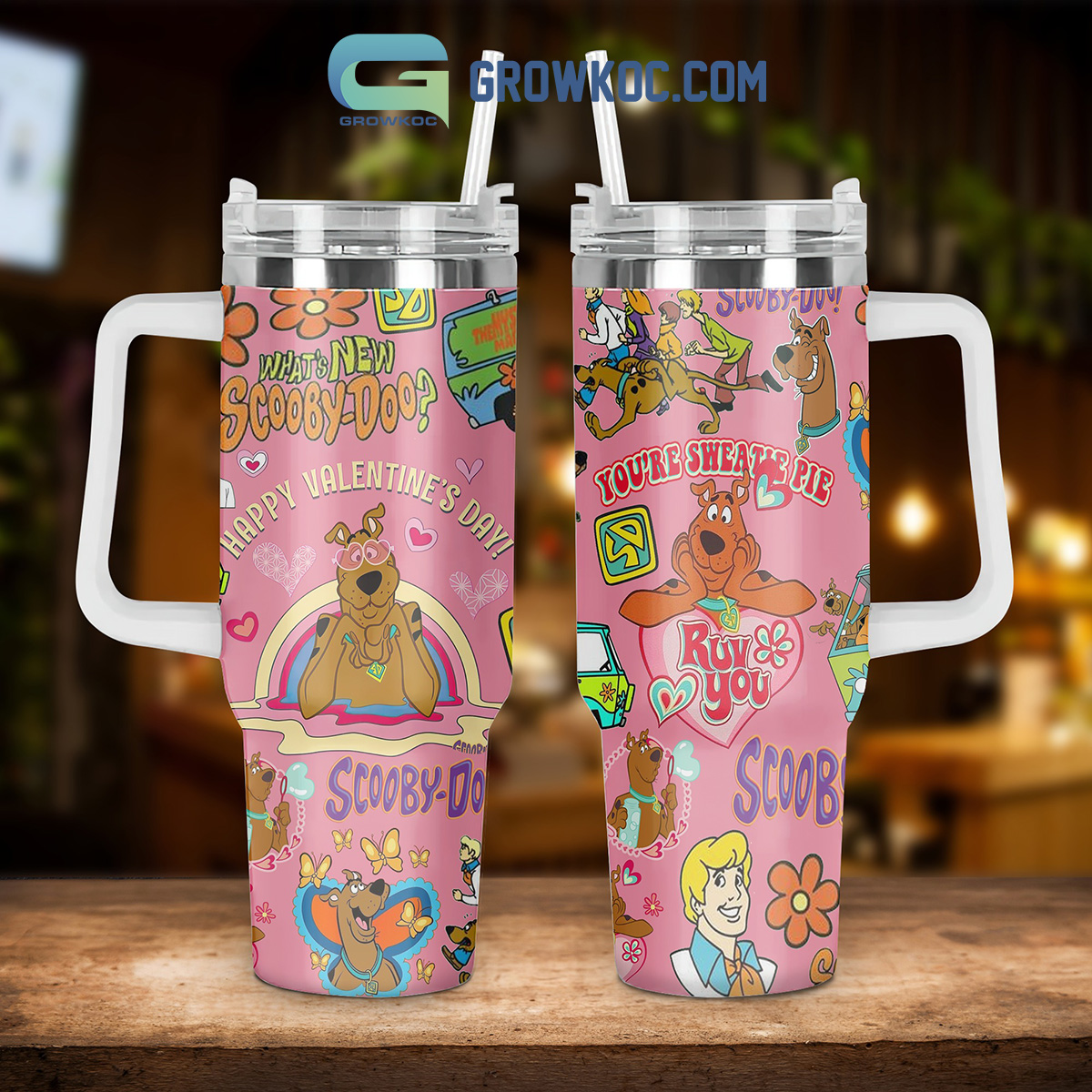 Scooby Doo Cartoon Custom Stanley Cup 40 oz 30 oz Tumbler With HandleTVC2301848