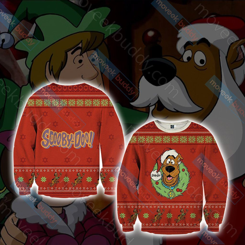 Scooby-Doo For Unisex Ugly Christmas Sweater Adult 3D Funny Matching for family
