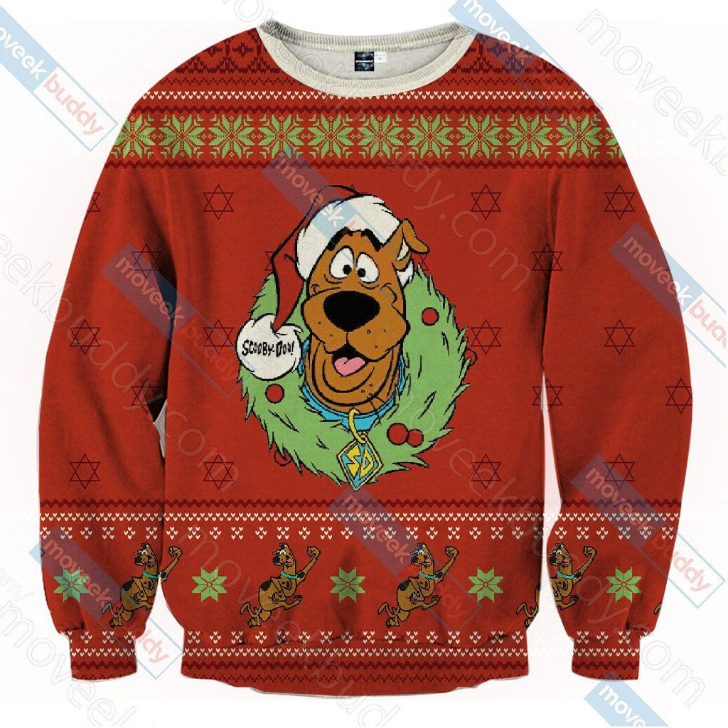 Scooby-Doo For Unisex Ugly Christmas Sweater Adult 3D Funny Matching for family - Image 2