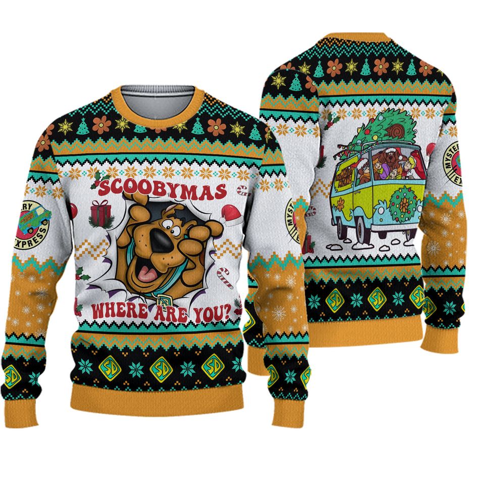 Scooby-Doo Merry Scoobymas Ugly Christmas Sweater
