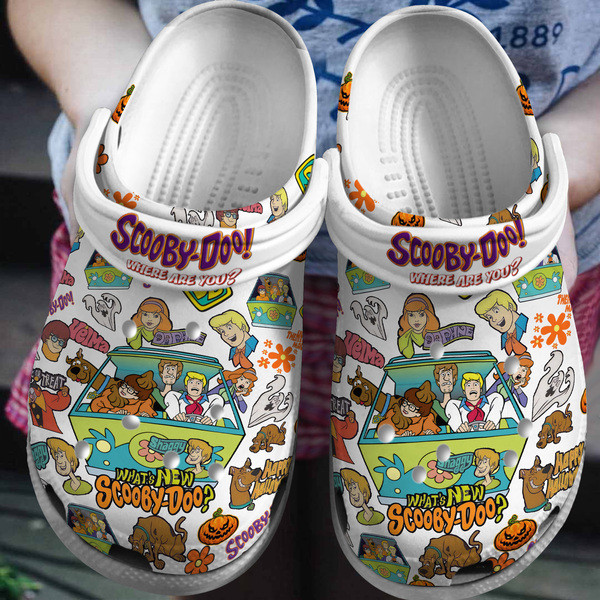 Scooby Doo Movie Crocs Crocband Clogs Shoes Comfortable For Men Women and Kids