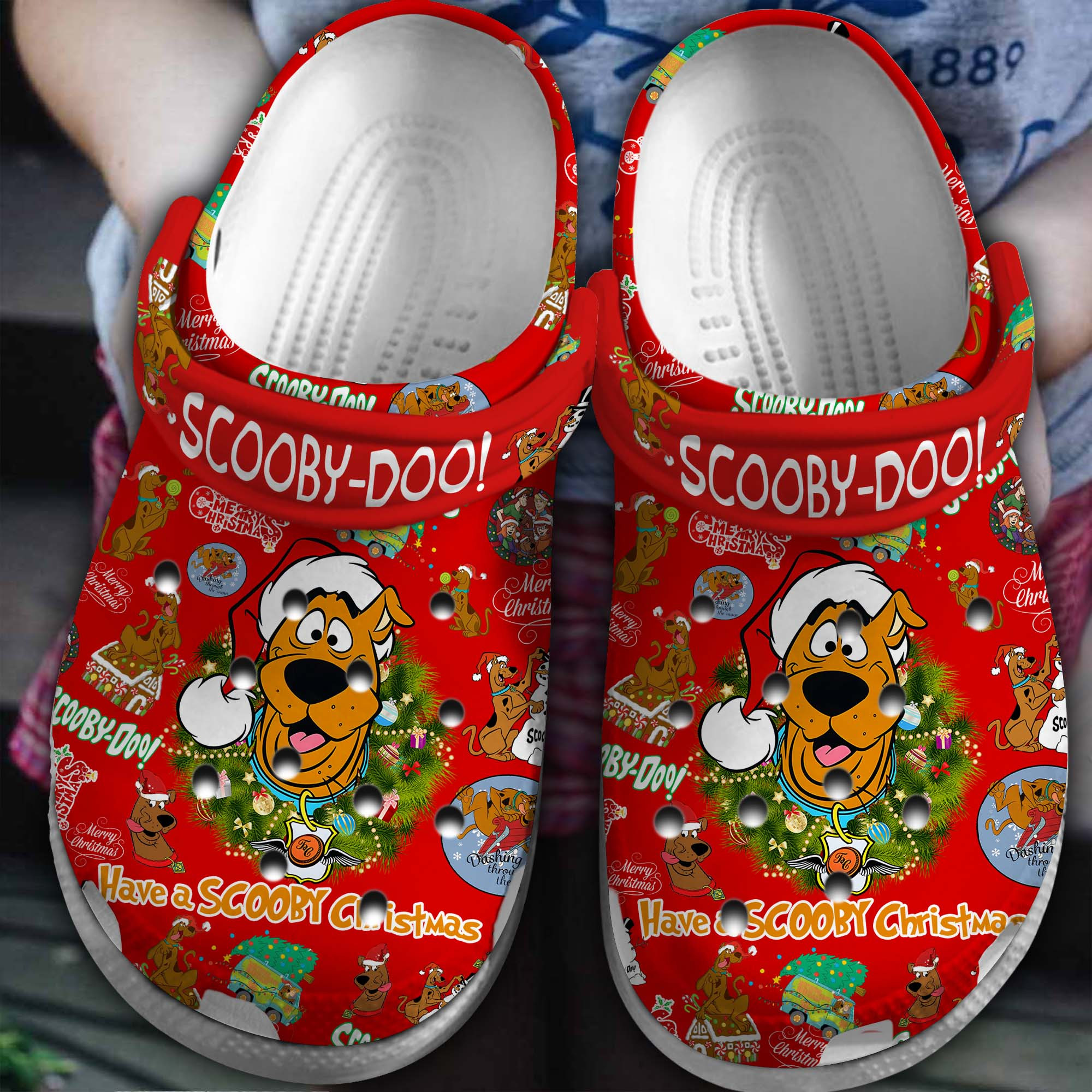 Scooby Doo Movie Crocs Crocband Clogs Shoes Comfortable For Men Women and Kids