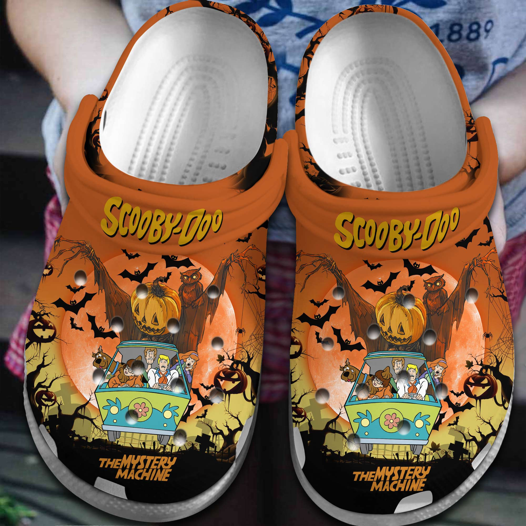 Scooby Doo Movie Crocs Crocband Clogs Shoes Comfortable For Men Women and Kids