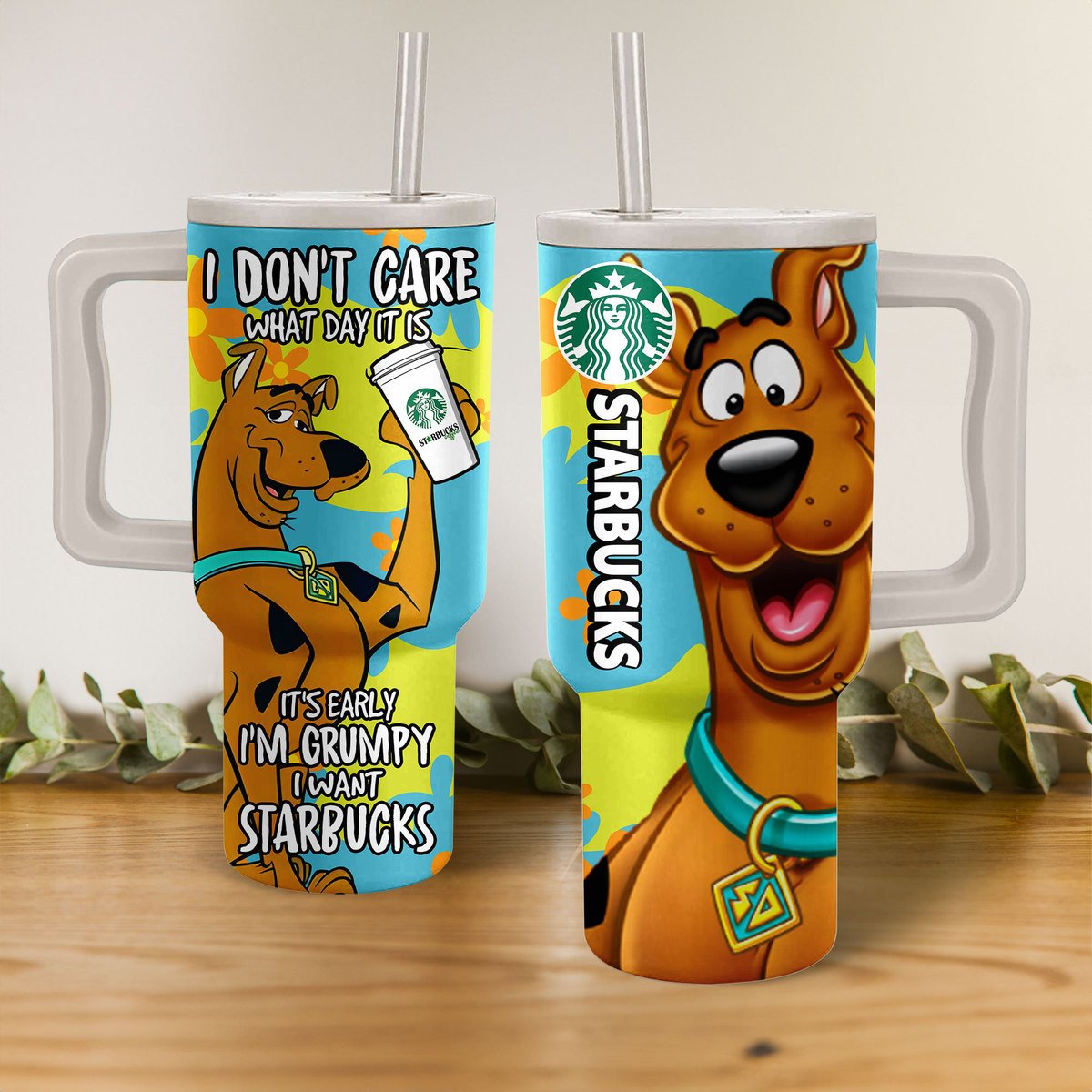 Scooby-Doo Starbucks Cartoon Custom Stanley Cup 40 oz 30 oz Tumbler With HandleTVC2301150