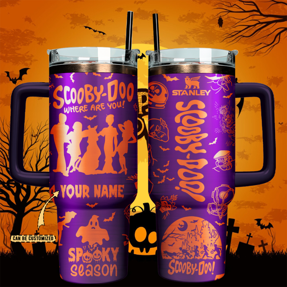Scooby-Doo x Halloween Custom Stanley Cup 40 oz 30 oz Tumbler With HandleTVC2301126