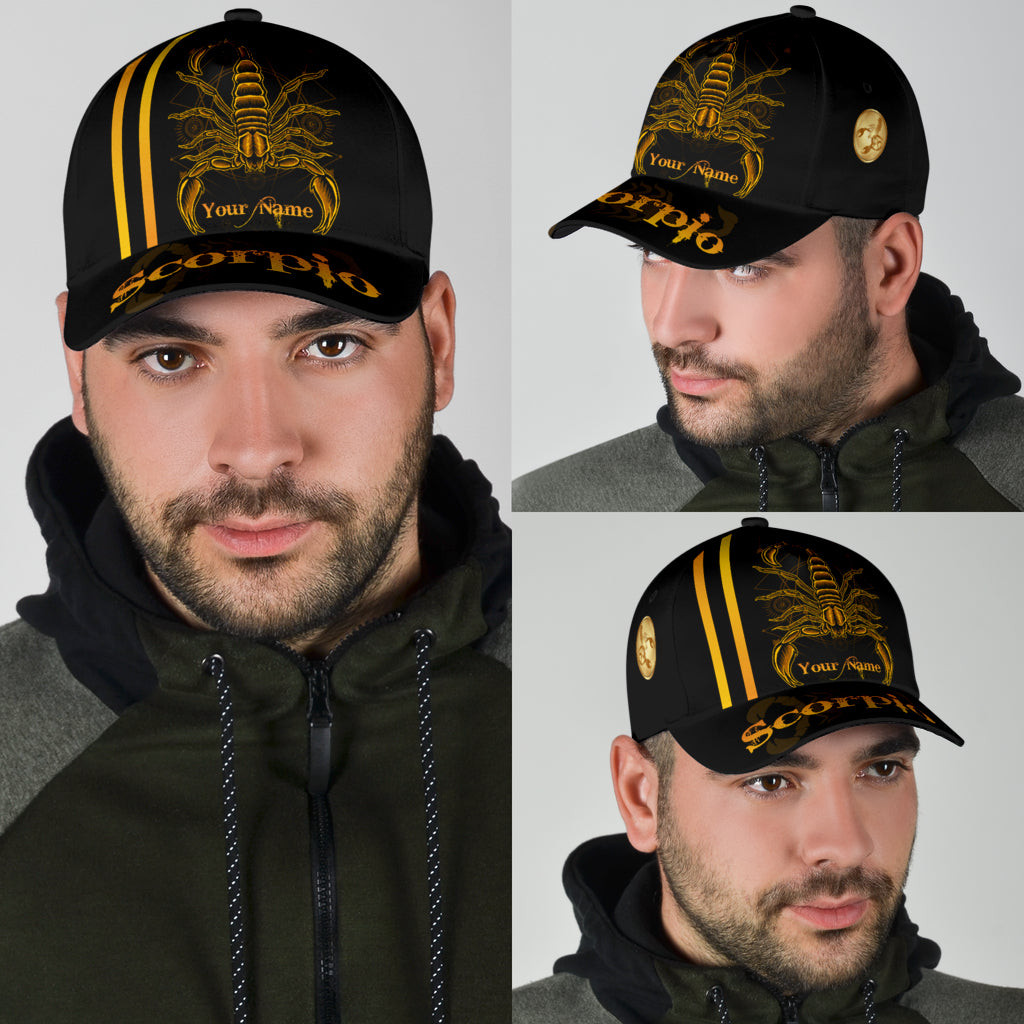 Scorpio Custom Classic Cap Trucker Hats Custom Hats Gifts For Men & Women