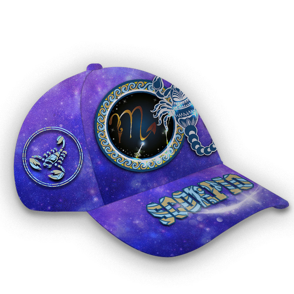 Scorpio Galaxy Customized Hat Classic Cap Trucker Hats Custom Hats Gifts For Men & Women