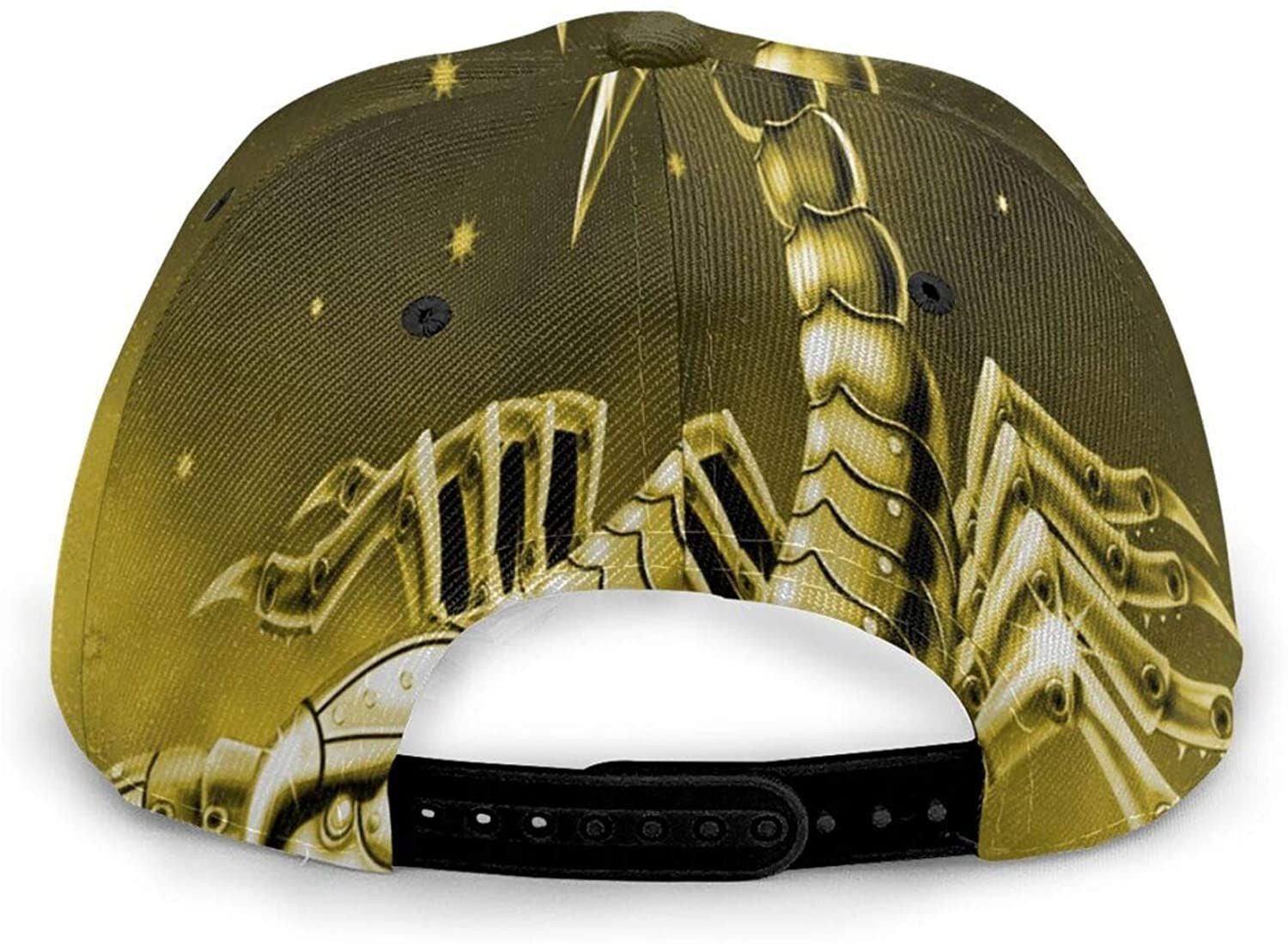 Scorpio Zodiac Gold Baseball Cap 3D Trucker Hat Adult Unisex Adjustable Dad Cap Trucker Hats Custom Hats Gifts For Men & Women