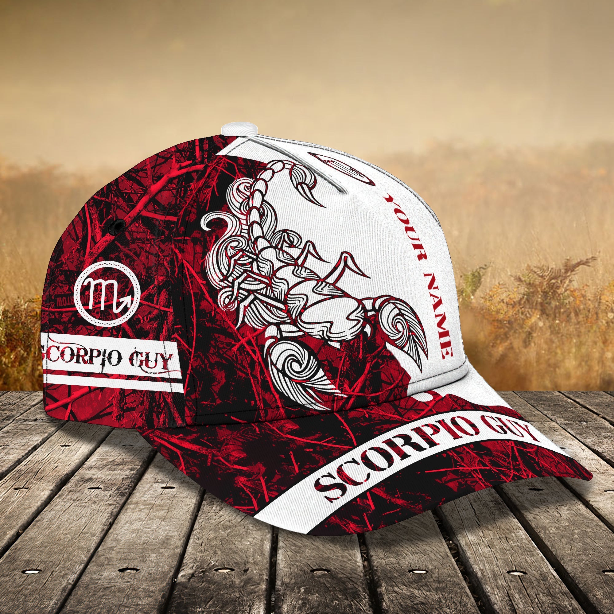 Scorpio Zodiac Personalized Classic Cap Trucker Hats Custom Hats Gifts For Men & Women