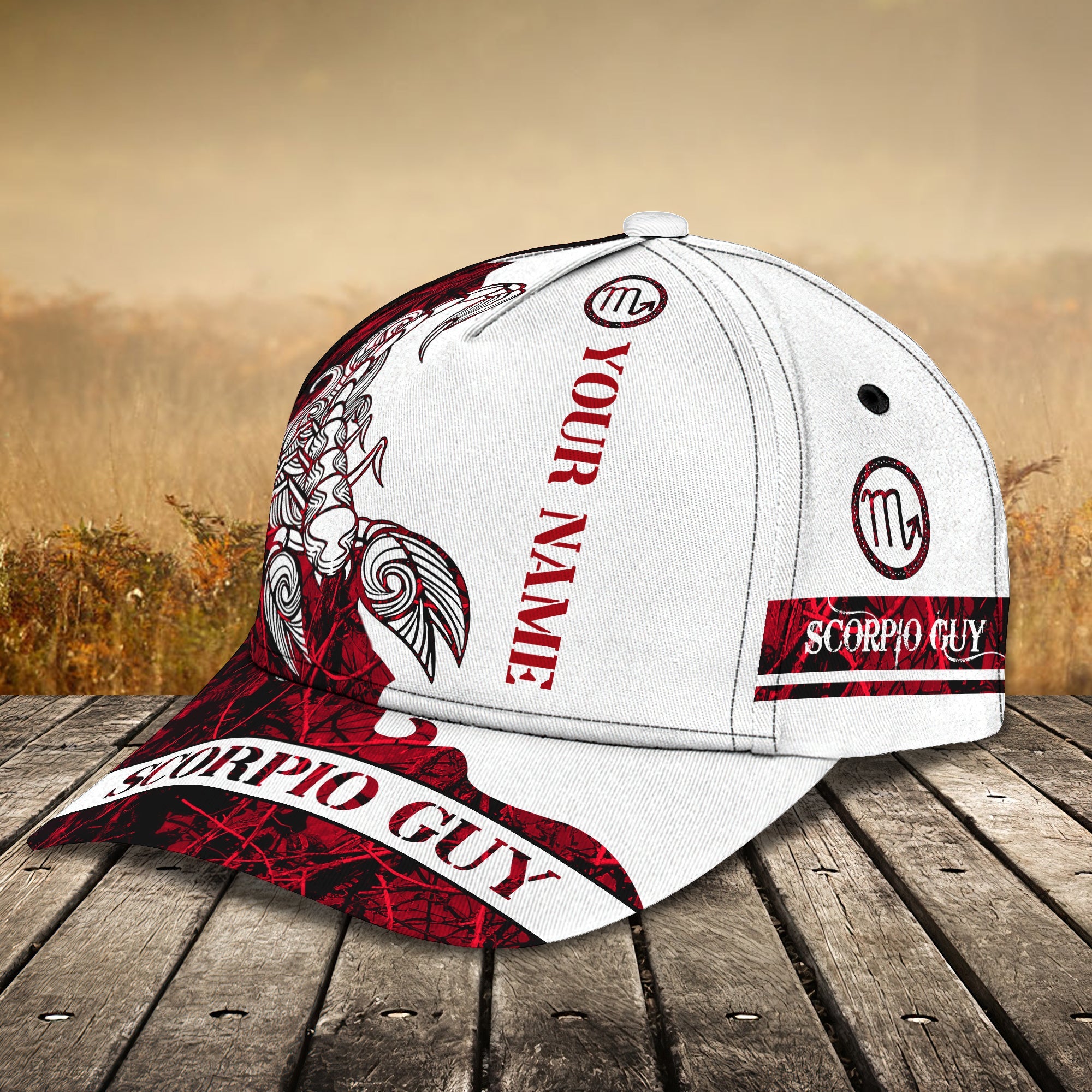 Scorpio Zodiac Personalized Classic Cap Trucker Hats Custom Hats Gifts For Men & Women