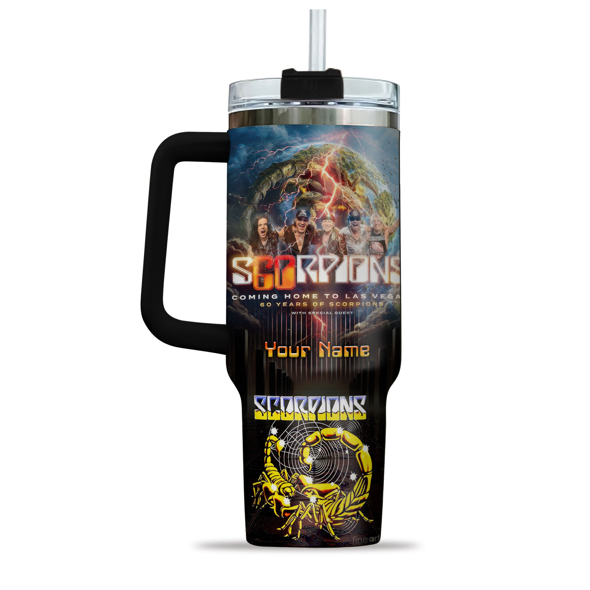 Scorpions Band Music Custom Stanley Cup 40 oz 30 oz Tumbler With HandleTVC2301177 - Image 3