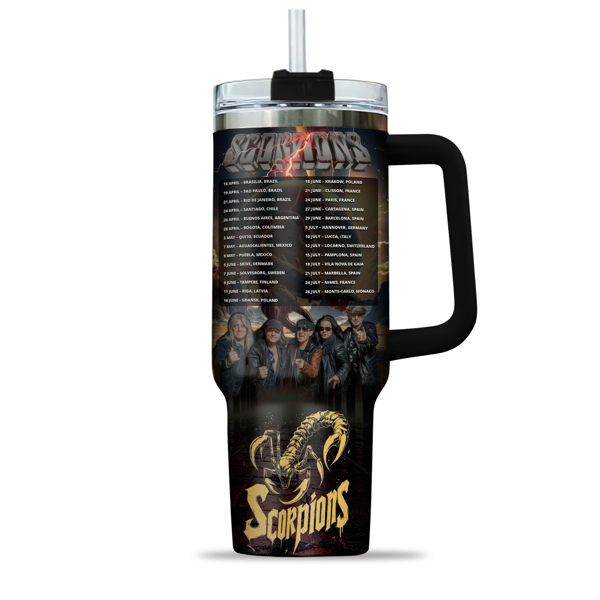 Scorpions Band Music Custom Stanley Cup 40 oz 30 oz Tumbler With HandleTVC2301177 - Image 2