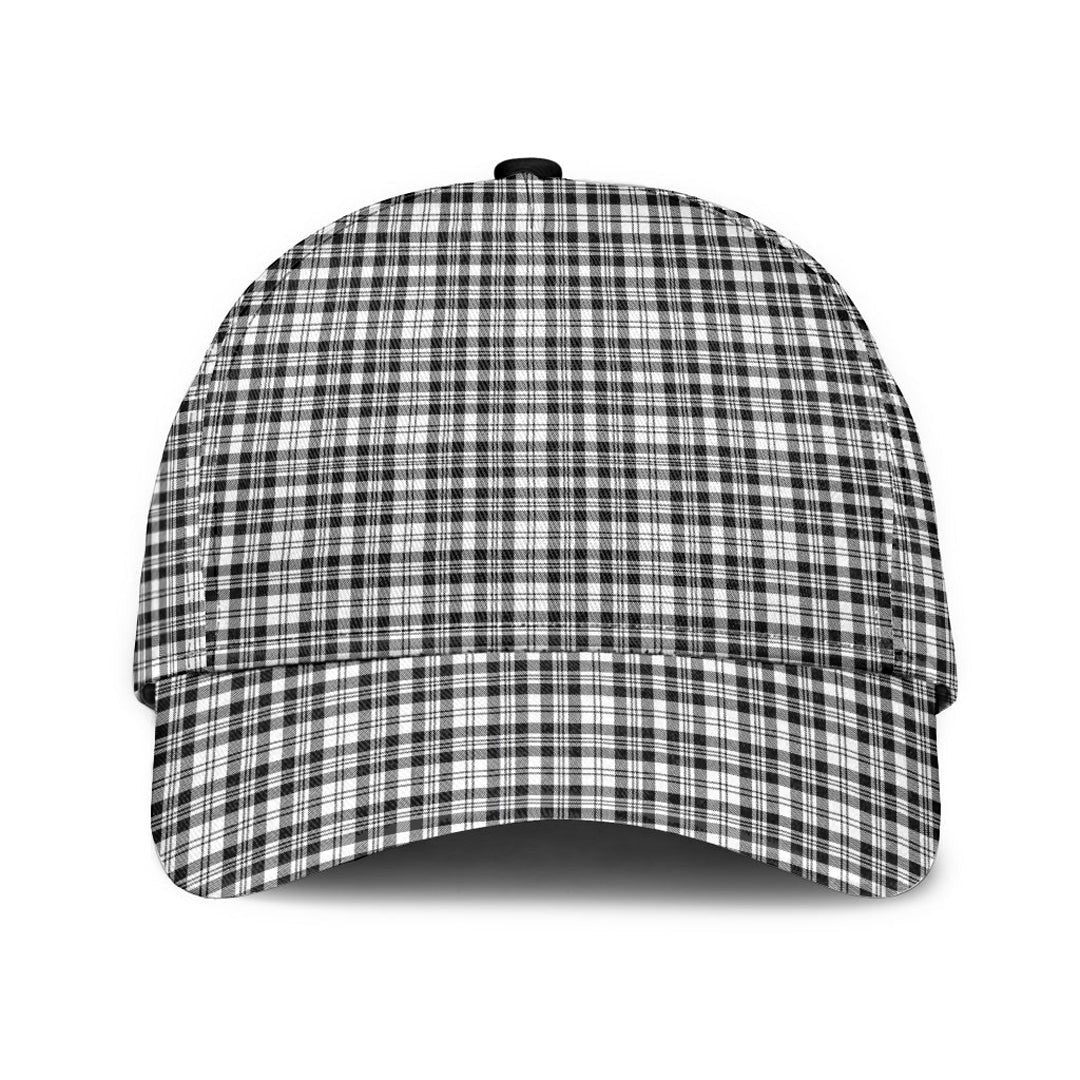 Scott Black White Modern Tartan Baseball Cap K23 Trucker Hats Custom Hats Gifts For Men & Women