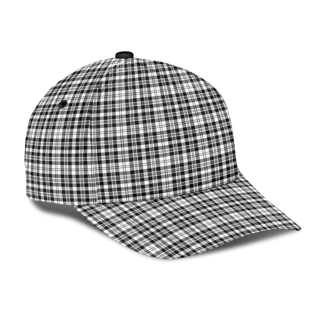 Scott Black White Modern Tartan Baseball Cap K23 Trucker Hats Custom Hats Gifts For Men & Women