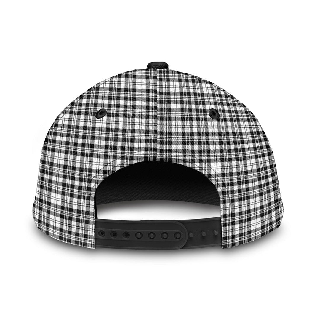 Scott Black White Modern Tartan Baseball Cap K23 Trucker Hats Custom Hats Gifts For Men & Women